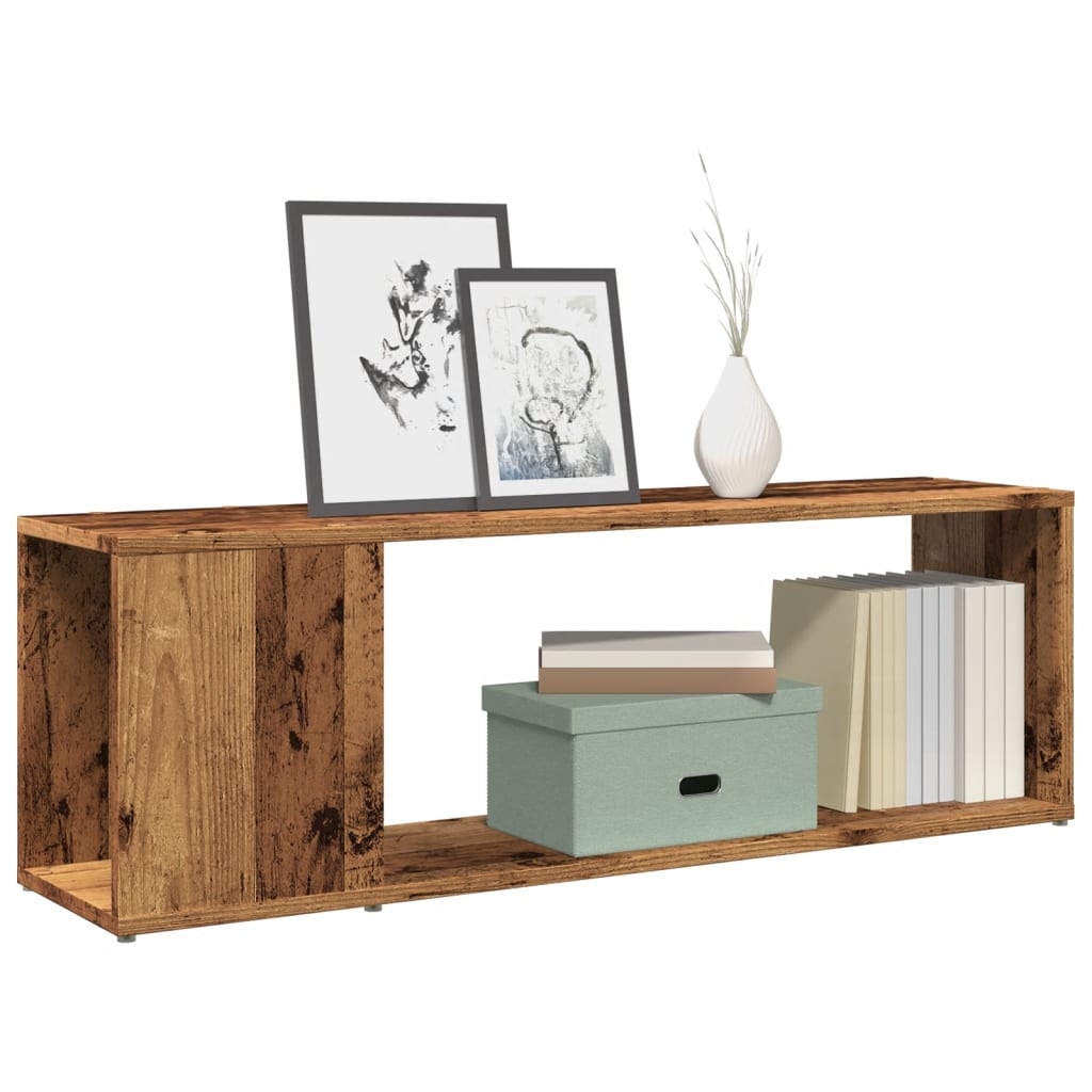Mobile Porta TV Legno Antico 100x24x32 cm in Legno Multistrato