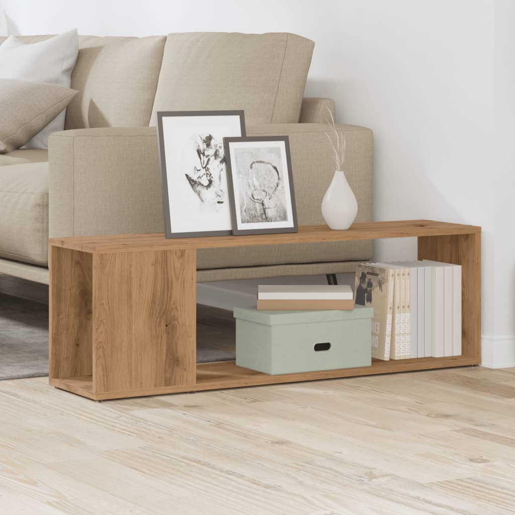 Mobile TV Rovere Artigianale 100x24x32 cm in Legno Multistrato