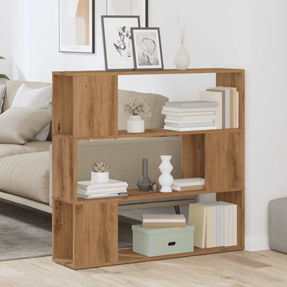 Libreria/Divisorio in Rovere Artigianale 100x24x94 cm