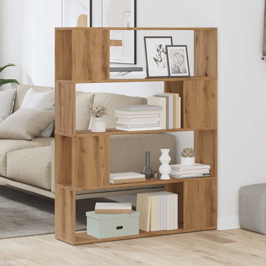 Libreria/Divisorio in Rovere Artigianale 100x24x124,5 cm