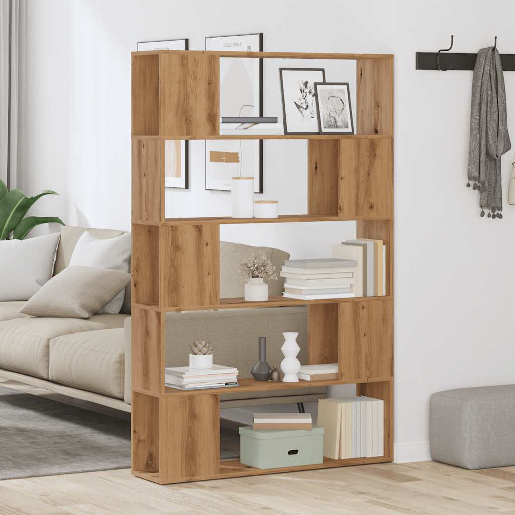 Libreria/Divisorio in Rovere Artigianale 100x24x155 cm