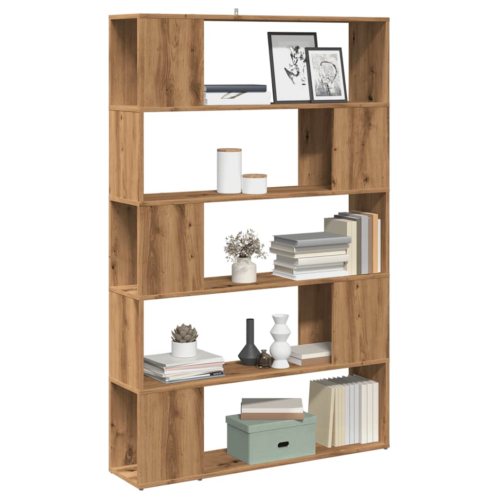 Libreria/Divisorio in Rovere Artigianale 100x24x155 cm