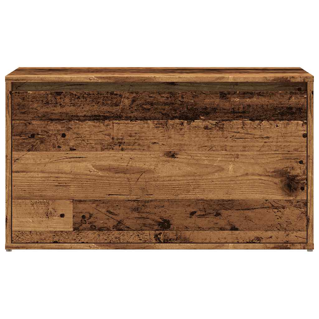 Panca Ingresso 80x40x45 cm Legno Vecchio Legno Multistrato