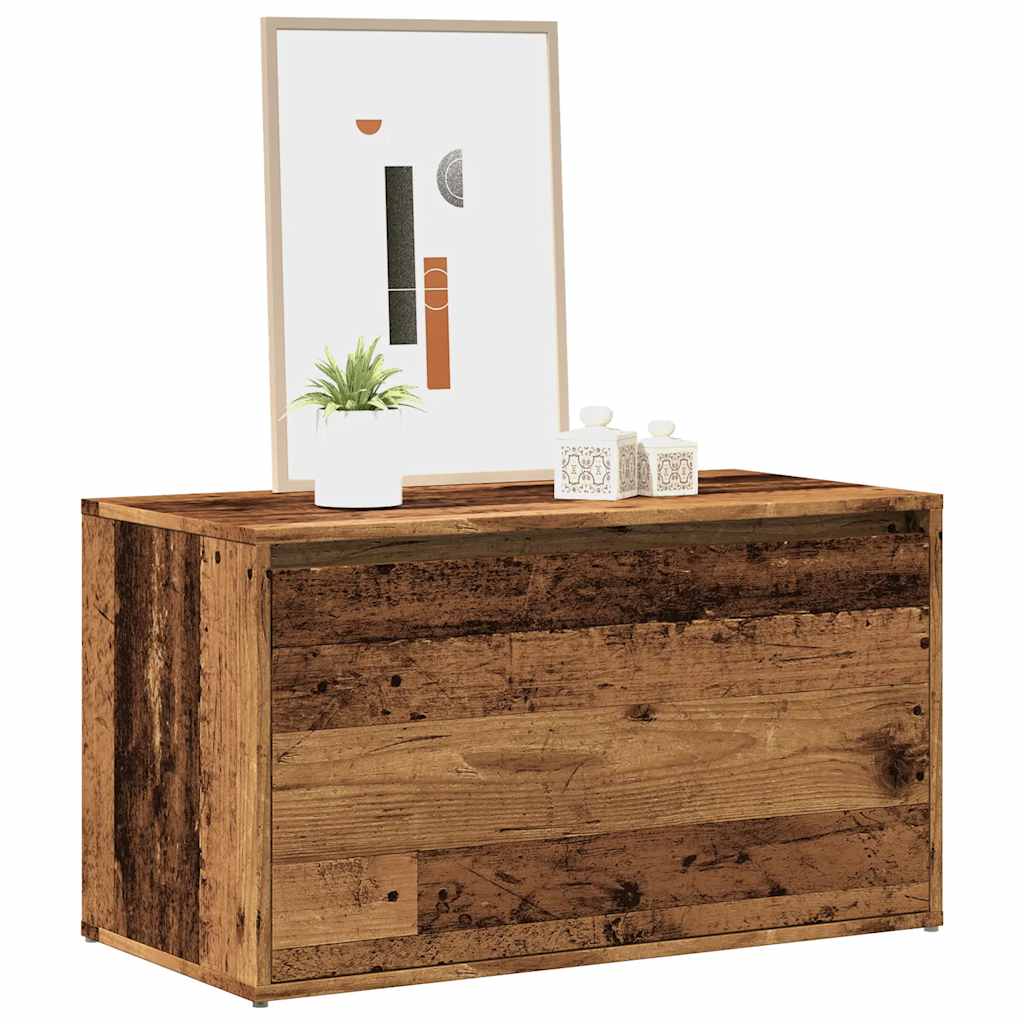 Panca Ingresso 80x40x45 cm Legno Vecchio Legno Multistrato