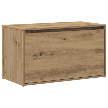 Panca Ingresso 80x40x45 cm Rovere Artigianale Legno Multistrato