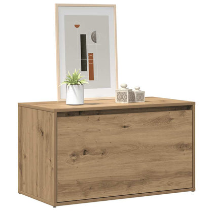 Panca Ingresso 80x40x45 cm Rovere Artigianale Legno Multistrato