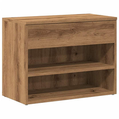 Scarpiera Rovere Artigianale 60x30x45 cm in Legno Multistrato