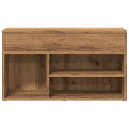 Scarpiera Rovere Artigianale 80x30x45 cm in Legno Multistrato