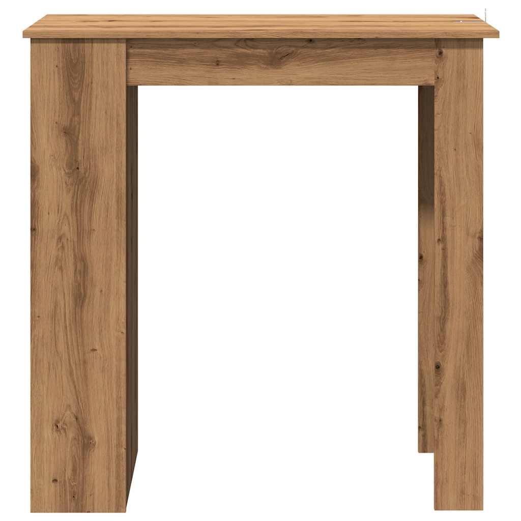 Tavolo Bar Ripiano Rovere Artigianale 102x50x103,5cm Truciolato