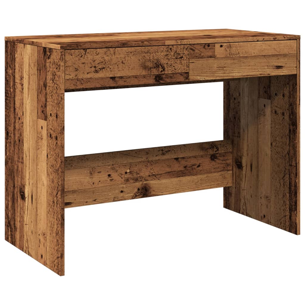Scrivania Legno Antico 101x50x76,5 cm in Legno Multistrato
