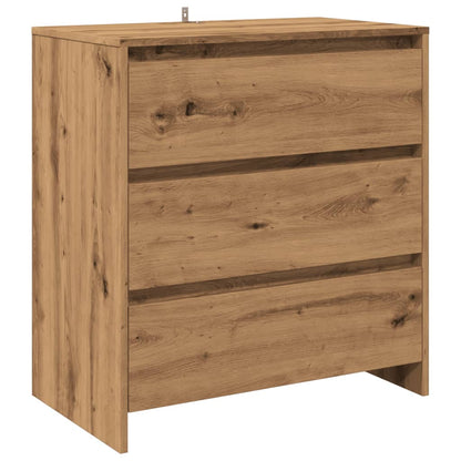 Credenza Rovere Artigianale 70x41x75 cm in Truciolato