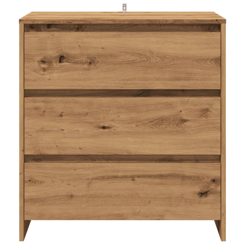 Credenza Rovere Artigianale 70x41x75 cm in Truciolato