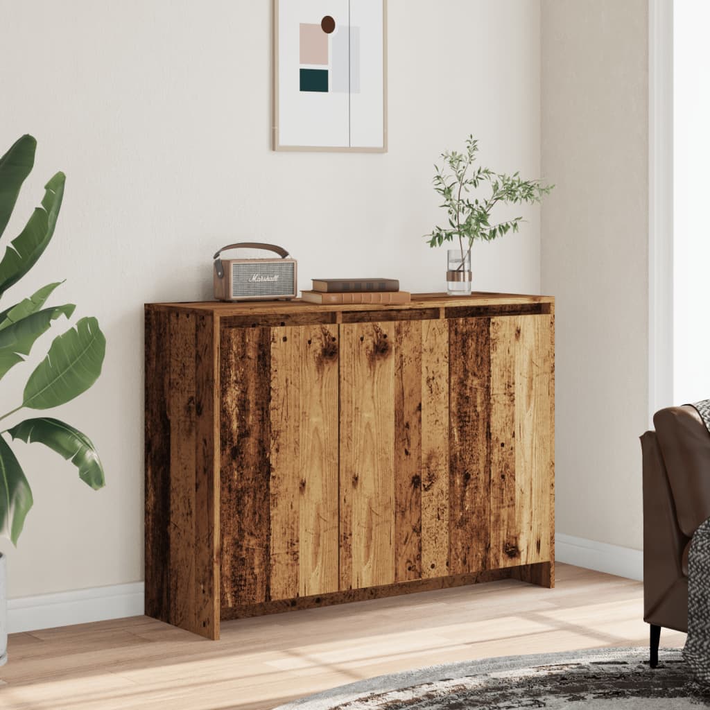 Credenza Legno Antico 102x35x55 cm in Truciolato
