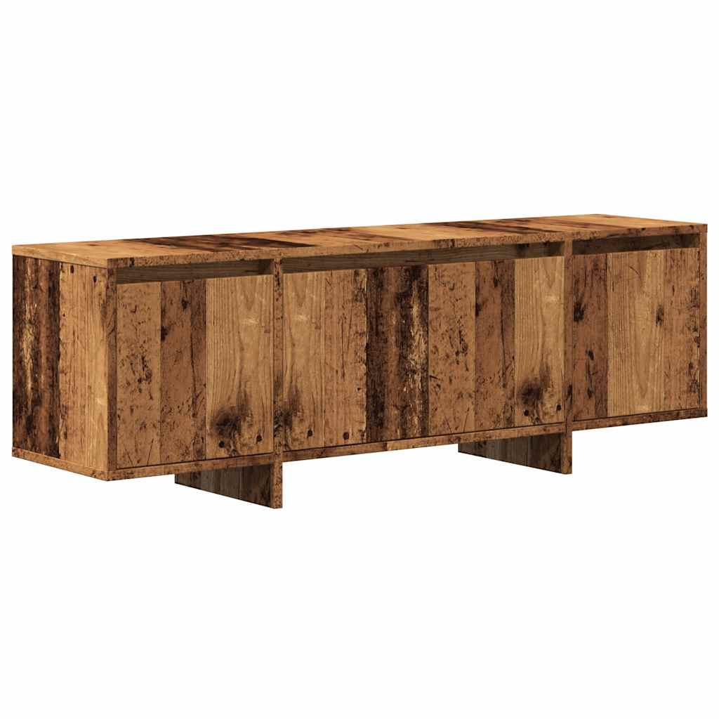Mobile Porta TV Legno Antico 120x30x40,5 cm Legno Multistrato