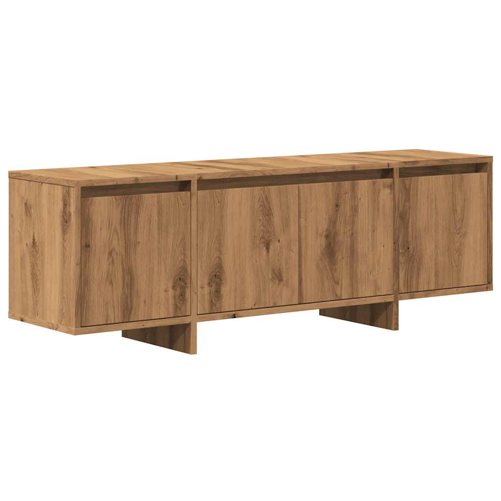 Mobile Porta TV Rovere Artigianale 120x30x40,5 cm Multistrato