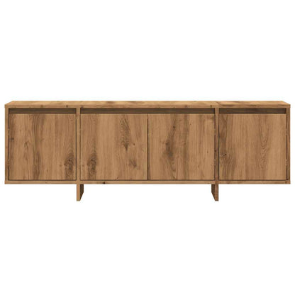Mobile Porta TV Rovere Artigianale 120x30x40,5 cm Multistrato