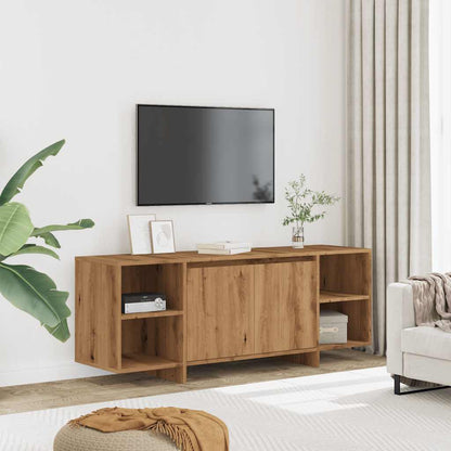 Mobile TV Rovere Artigianale 130x35x50 cm in Legno Multistrato