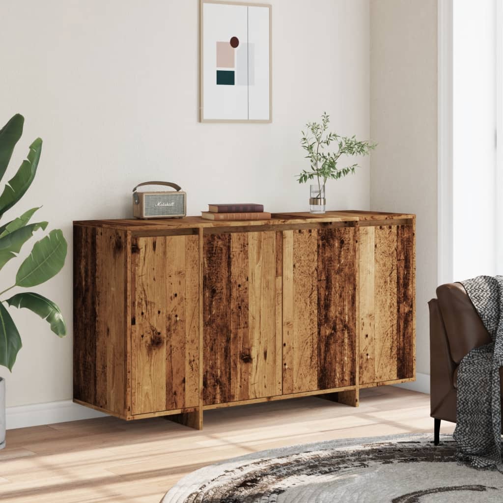 Credenza Legno Antico 135x41x75 cm in Truciolato
