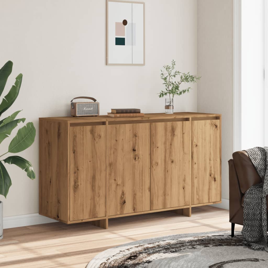 Credenza Rovere Artigianale 135x41x75 cm in Truciolato