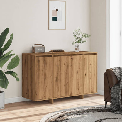 Credenza Rovere Artigianale 120x41x75 cm in Legno Multistrato