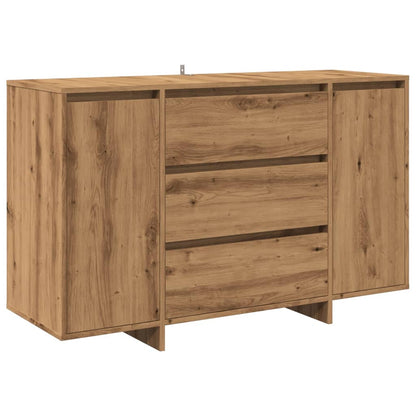 Credenza Rovere Artigianale 120x41x75 cm in Legno Multistrato