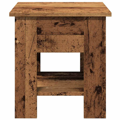 Tavolino da Salotto Legno Antico 40x40x42 cm Legno Multistrato