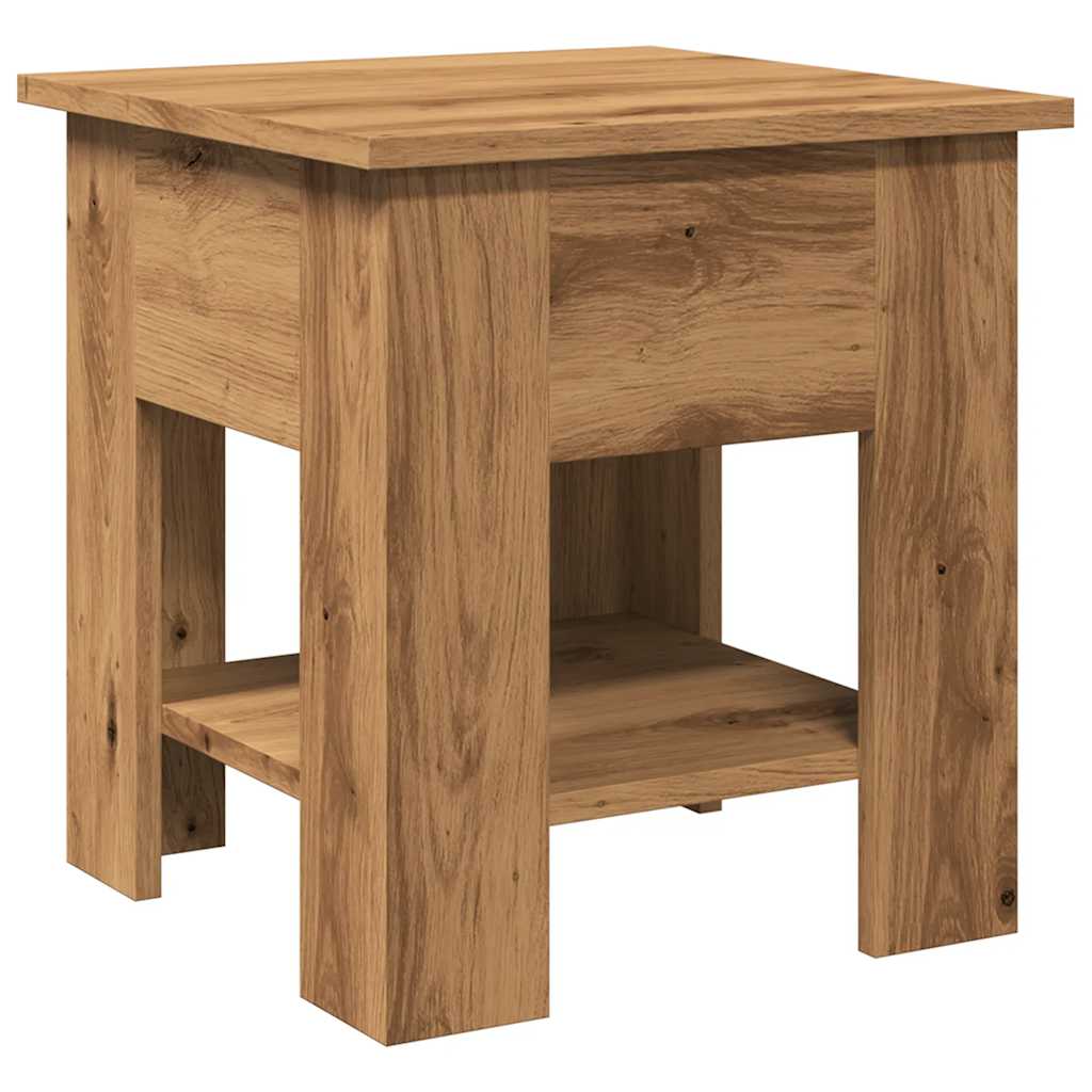 Tavolino da Salotto Artigianale 40x40x42 cm Legno Multistrato