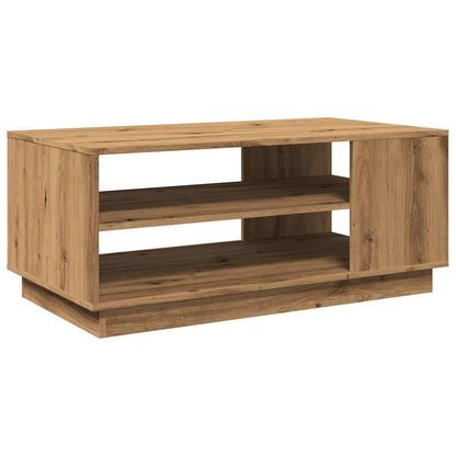 Tavolino da Salotto Artigianale 102x55x43 cm Legno Multistrato