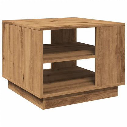 Tavolino da Salotto Artigianale 55x55x42 cm Legno Multistrato