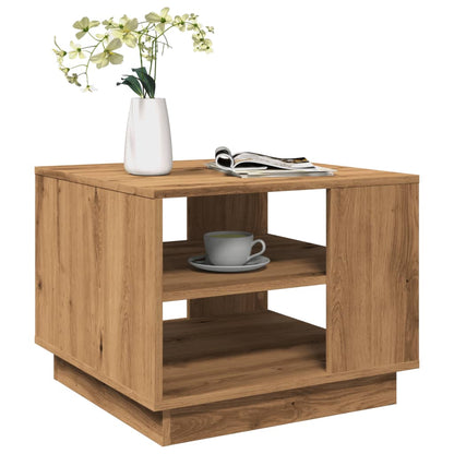 Tavolino da Salotto Artigianale 55x55x42 cm Legno Multistrato