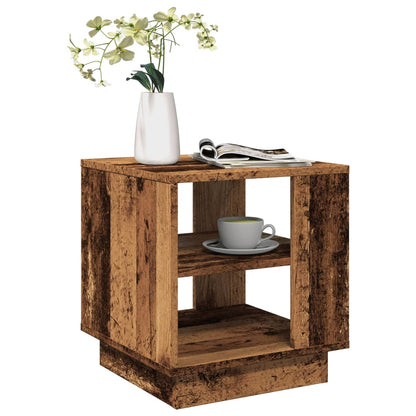 Tavolino da Salotto Legno Antico 40x40x43 cm Legno Multistrato