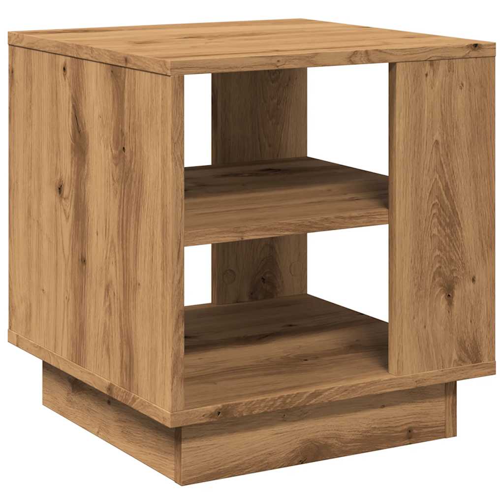 Tavolino da Salotto Artigianale 40x40x43 cm Legno Multistrato