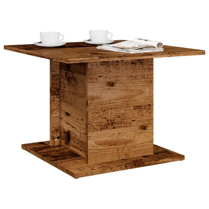 Tavolino da Salotto Legno Antico 55,5x55,5x40 cm in Truciolato