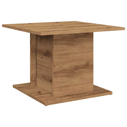Tavolino Salotto Rovere Artigianale 55,5x55,5x40 cm Truciolato