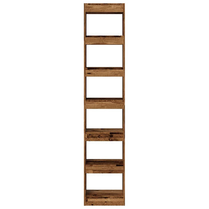 Libreria/Divisorio Legno Antico 40x30x198 cm