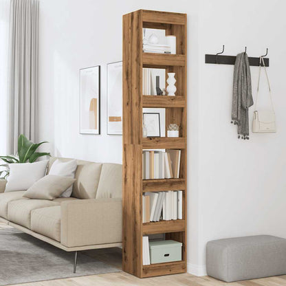 Libreria/Divisorio Rovere Artigianale 40x30x198 cm