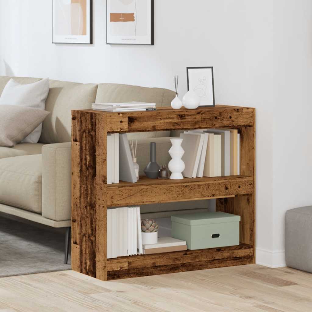 Libreria/Divisorio in Legno Vecchio 80x30x72 cm