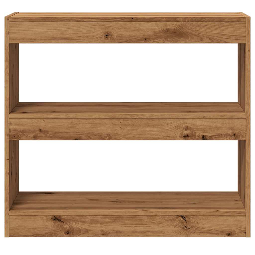 Libreria/Divisorio in Rovere Artigianale 80x30x72 cm