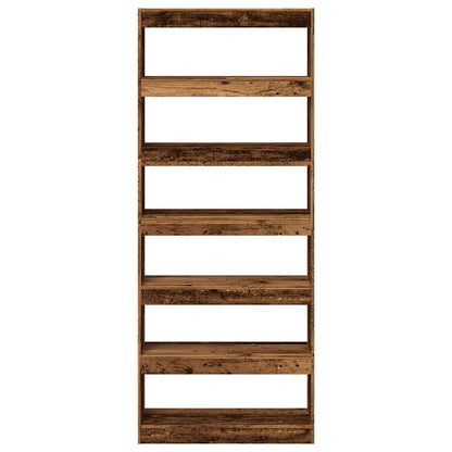 Libreria/Divisorio in Legno Vecchio 80x30x198 cm