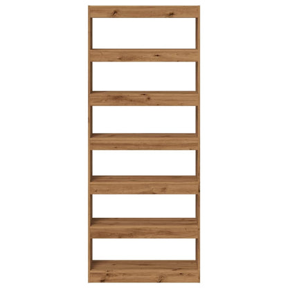 Libreria/Divisorio in Rovere Artigianale 80x30x198 cm
