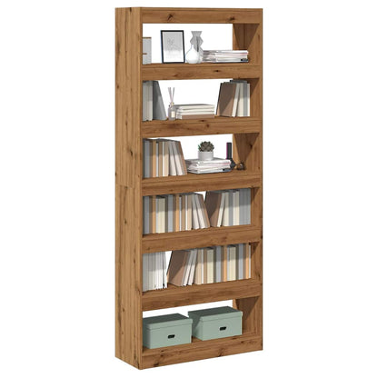 Libreria/Divisorio in Rovere Artigianale 80x30x198 cm