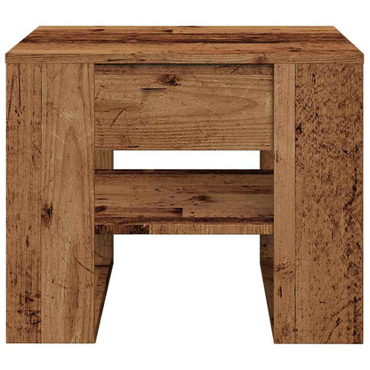 Tavolino da Salotto Legno Vecchio 55,5x55x45 cm in Truciolato