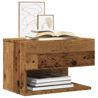 Comodino da Parete Legno Antico