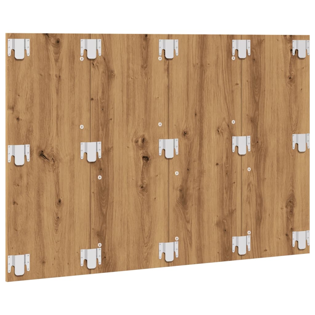Testiera Rovere Artigianale 120x1,5x80 cm Legno Multistrato