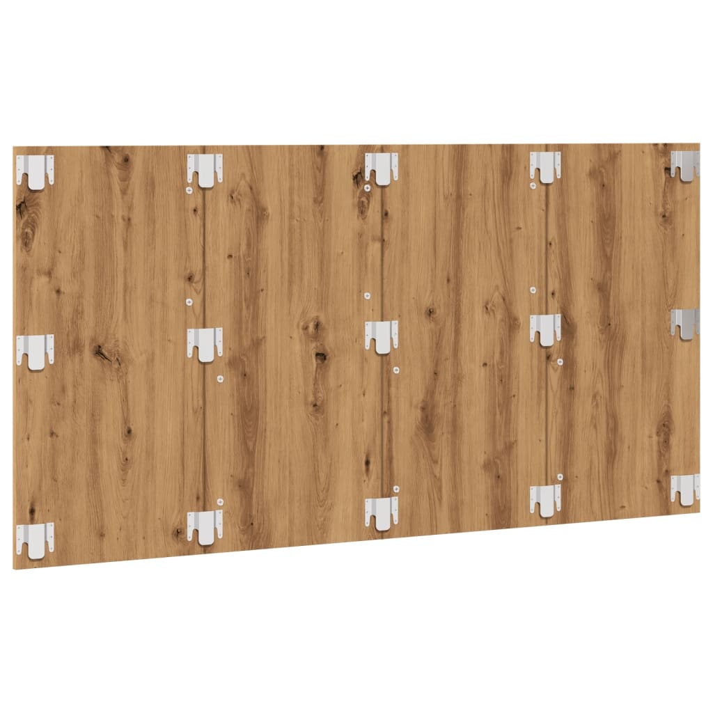 Testiera Rovere Artigianale 160x1,5x80 cm Legno Multistrato