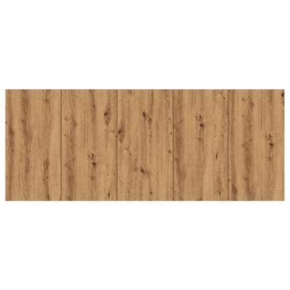 Testiera Rovere Artigianale 200x1,5x80 cm Legno Multistrato