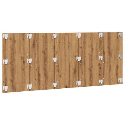 Testiera Rovere Artigianale 200x1,5x80 cm Legno Multistrato