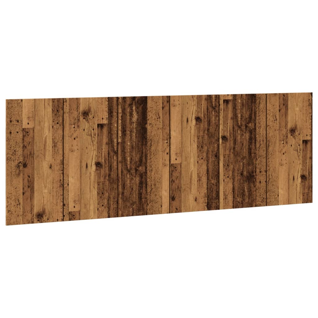Testiera a Parete Legno Antico 240x1,5x80 cm in Truciolato