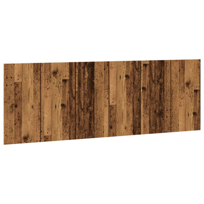 Testiera a Parete Legno Antico 240x1,5x80 cm in Truciolato