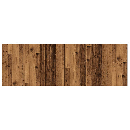 Testiera a Parete Legno Antico 240x1,5x80 cm in Truciolato